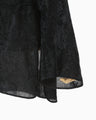 Velvet Boatneck Top - black