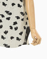Double Layered Floral Jacquard Camisole - ecru