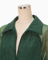 Shimmering Plunge Shirt - green