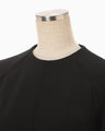 Triacetate Short Sleeve Top - black