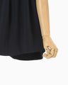 Triacetate Short Sleeve Top - navy