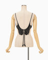 Embroidery Vest - black
