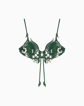 Embroidery Vest - green