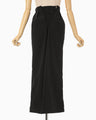 Nylon Typewriter Skirt - black