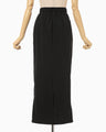 Nylon Typewriter Skirt - black