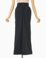 Nylon Typewriter Skirt - navy
