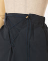 Nylon Typewriter Skirt - navy