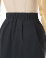 Nylon Typewriter Skirt - navy