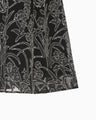 Washi Print Sheer Skirt - black