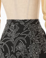Washi Print Sheer Skirt - black