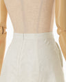 Washi Print Sheer Skirt - white