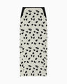 Double Layered Floral Jacquard Skirt - ecru