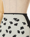 Double Layered Floral Jacquard Skirt - ecru