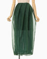 Shimmering Draped Skirt - green