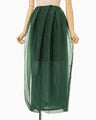 Shimmering Draped Skirt - green