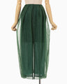 Shimmering Draped Skirt - green