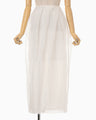 Shimmering Draped Skirt - white
