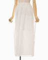 Shimmering Draped Skirt - white