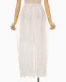 Shimmering Draped Skirt - white