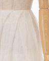 Shimmering Draped Skirt - white