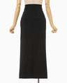 Wool Triacetate Lined Skirt - black