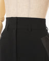 Wool Triacetate Lined Skirt - black