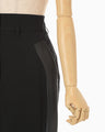 Wool Triacetate Lined Skirt - black