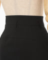 Wool Triacetate Lined Skirt - black