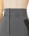 Wool Triacetate Lined Skirt - grey