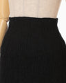 All-Over-Fringe Skirt - black