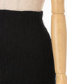 All-Over-Fringe Skirt - black