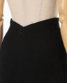 All-Over-Fringe Skirt - black