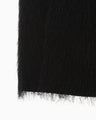 All-Over-Fringe Skirt - black