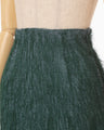 All-Over-Fringe Skirt - green