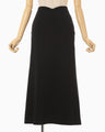 Triacetate A-Line Skirt - black