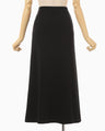 Triacetate A-Line Skirt - black