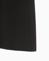 Triacetate A-Line Skirt - black