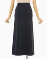 Triacetate A-Line Skirt - navy