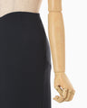 Triacetate A-Line Skirt - navy