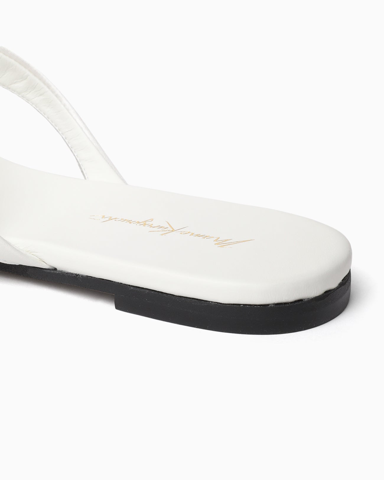 Floral Motif Sandals - white - Mame Kurogouchi