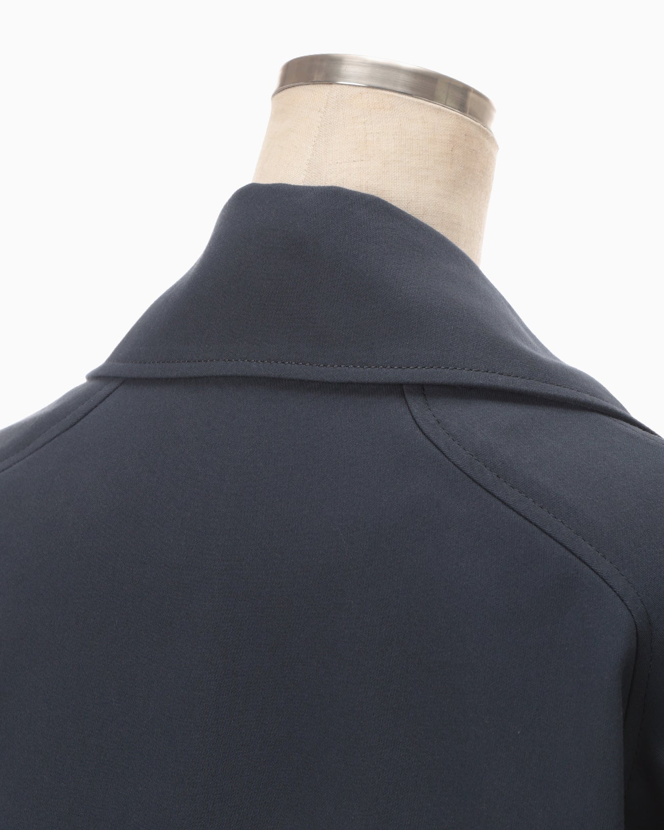 Cording Embroidery Detailed Trench Coat - navy - Mame Kurogouchi