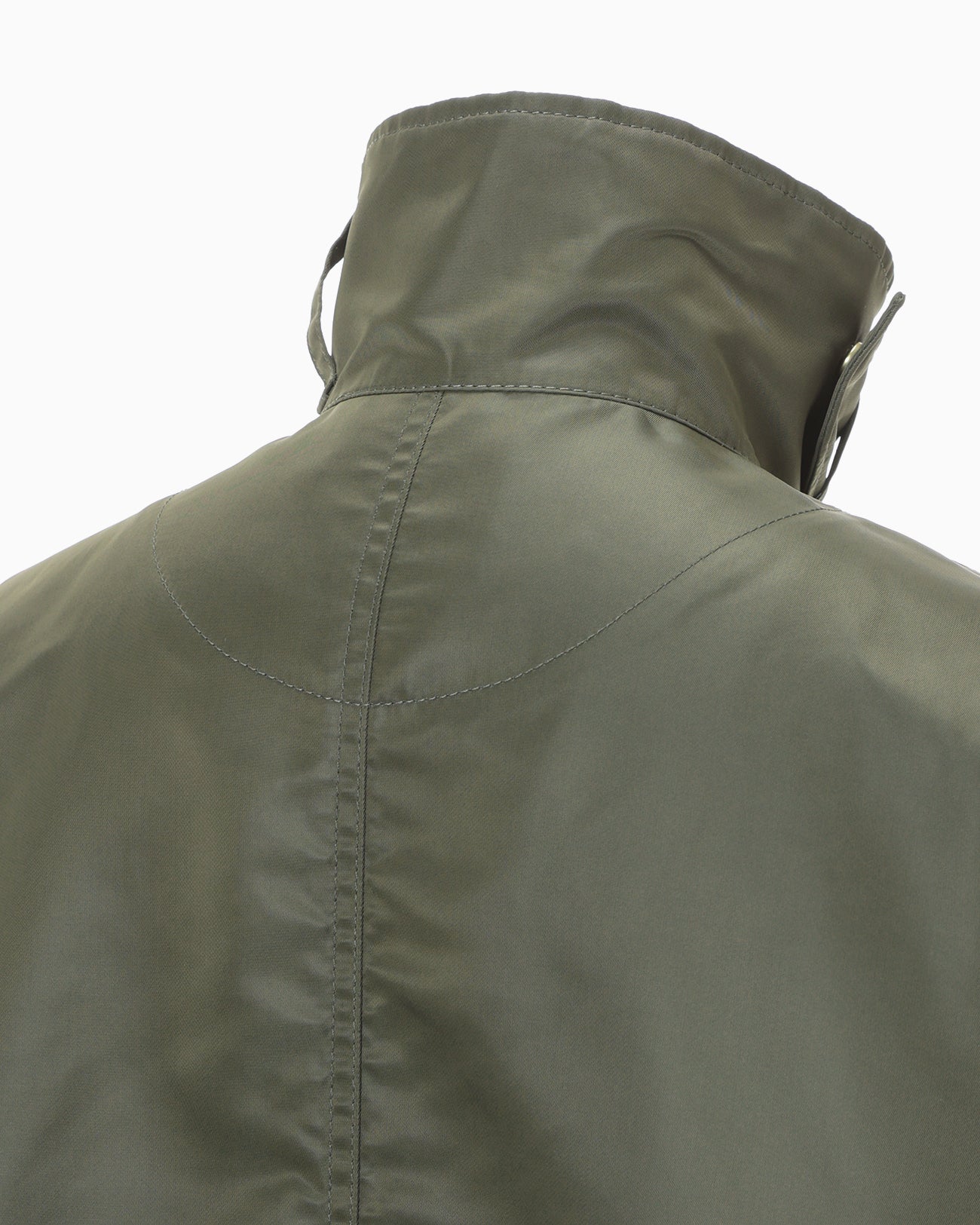 Nylon Twill 3D Embroidery Mods Coat - khaki - Mame Kurogouchi