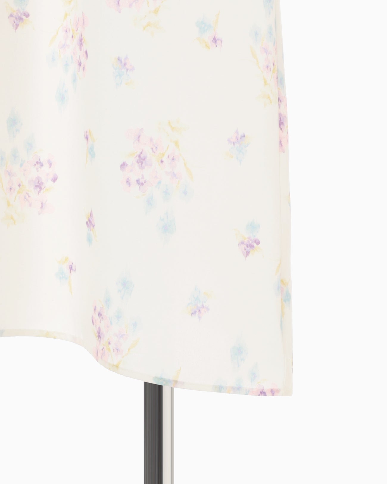 Floral Motif Printed Dress - white - Mame Kurogouchi
