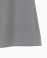 Tucked Waist Flared Dress - grey
