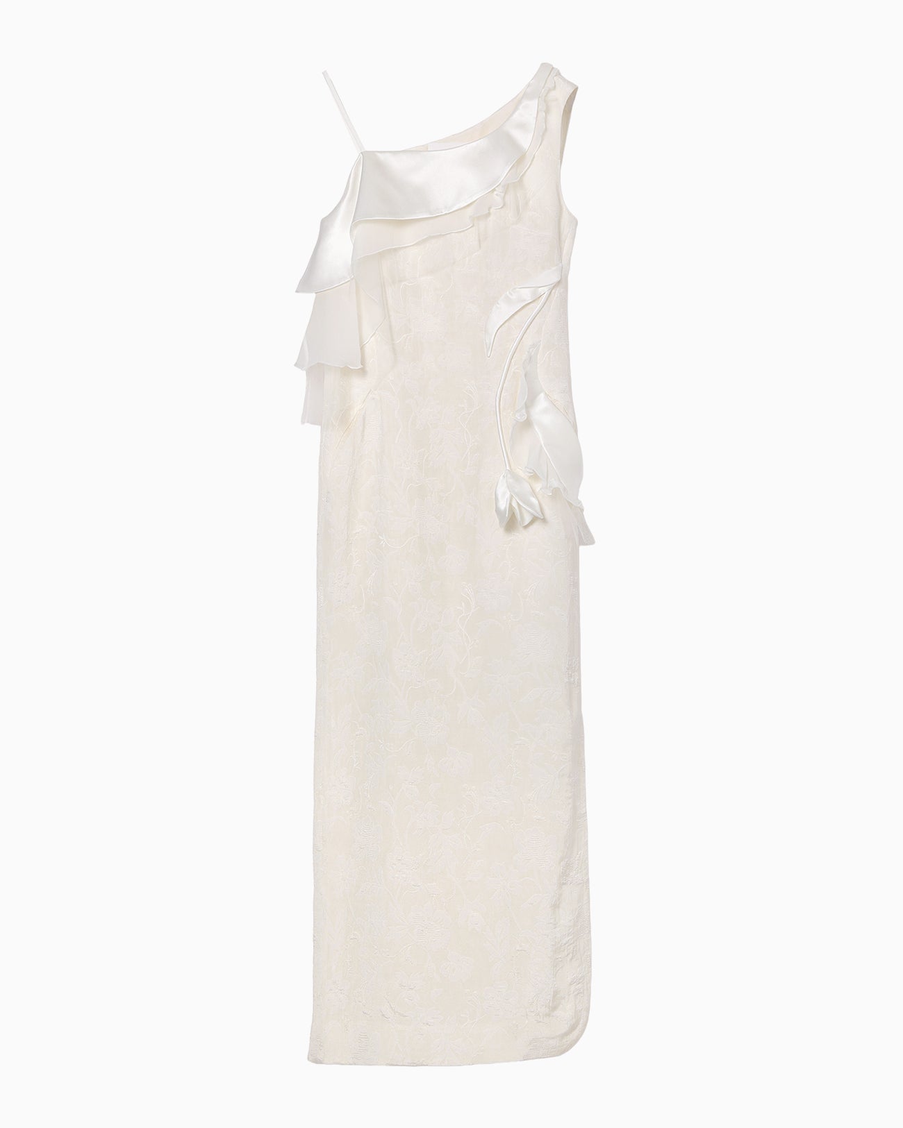 order mame様　① Raised Jacquard One Shoulder Dress - ecru - Mame Kurogouchi