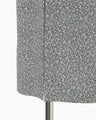 Floral Jacquard Square Neck Dress - grey