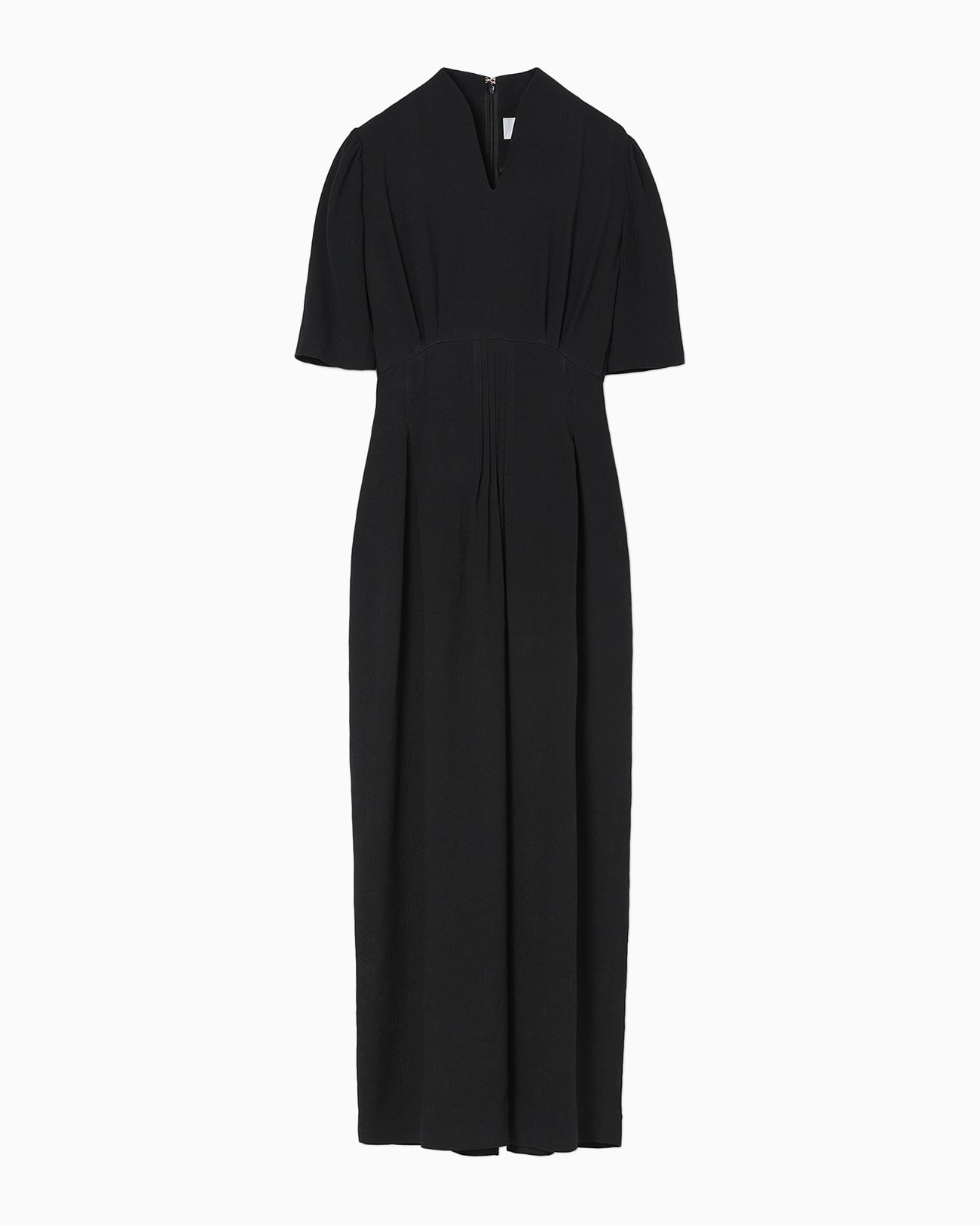 Puffed Floral Jacquard Dress - black - Mame Kurogouchi