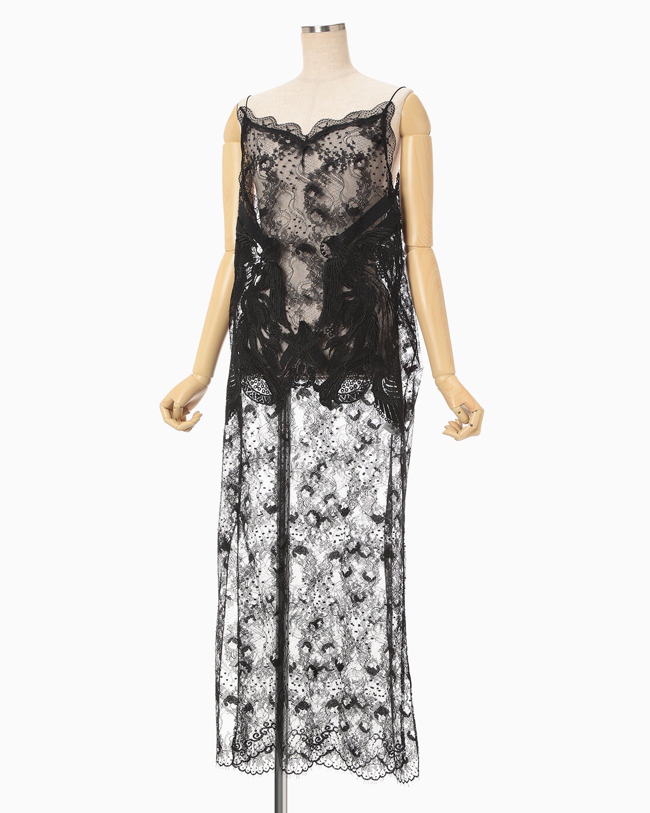 Riverlace Camisole Dress - black - Mame Kurogouchi