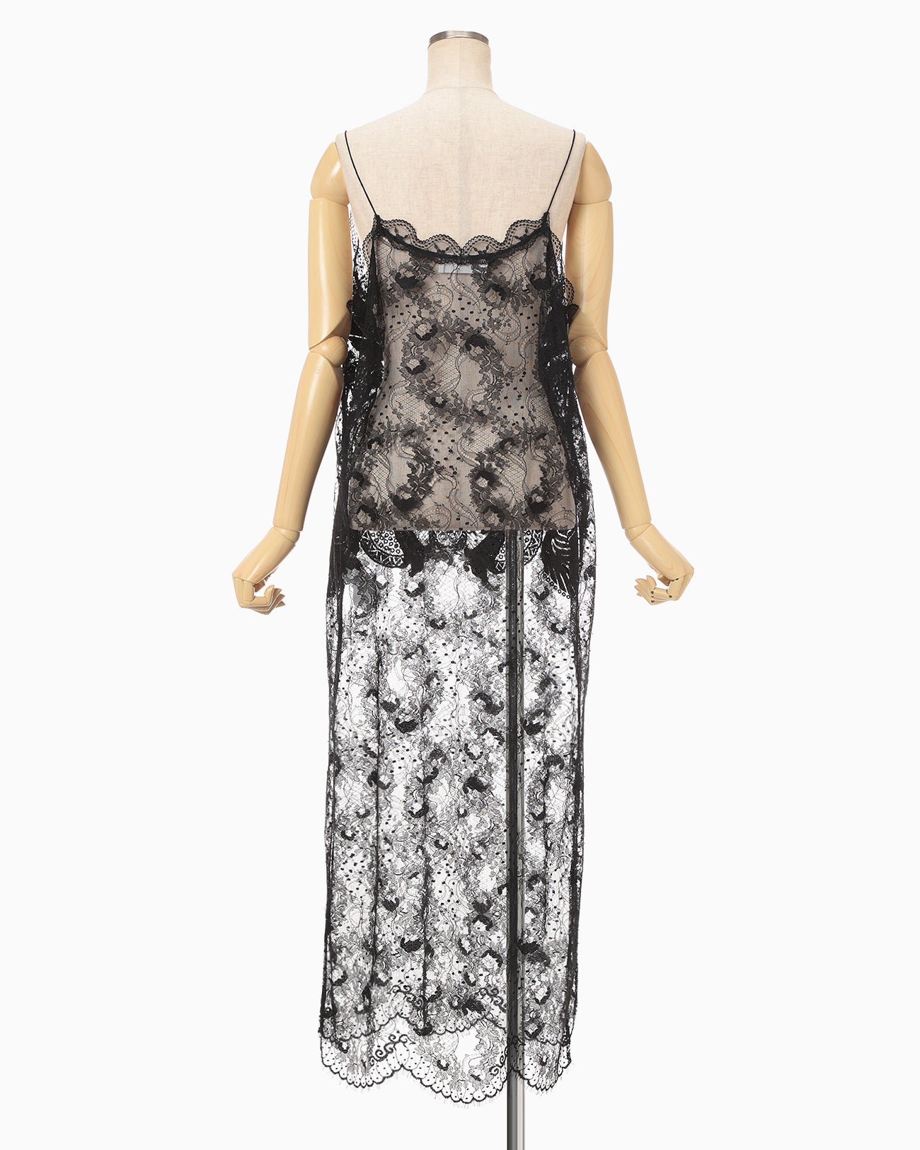 Riverlace Camisole Dress - black - Mame Kurogouchi