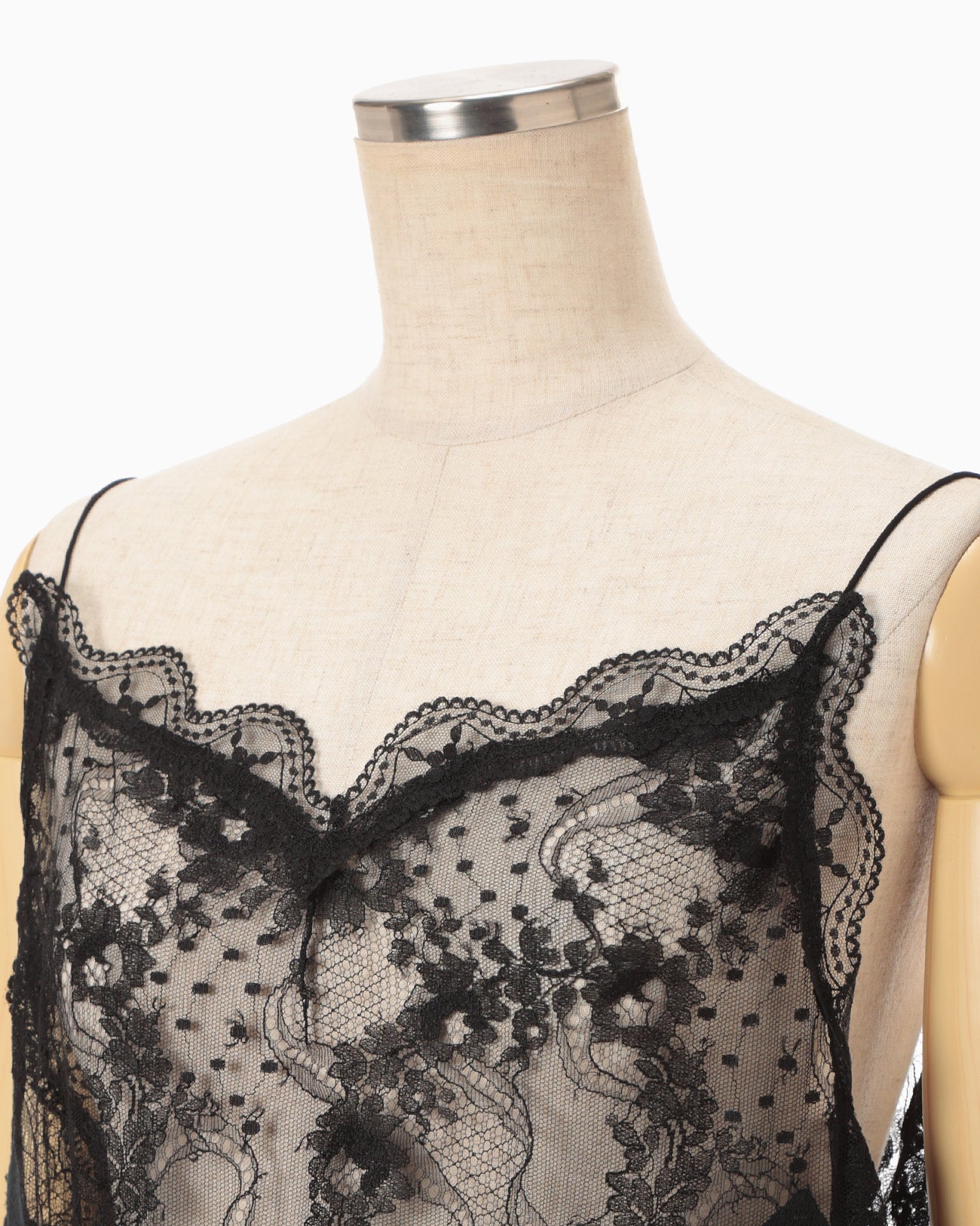 Riverlace Camisole Dress - black - Mame Kurogouchi